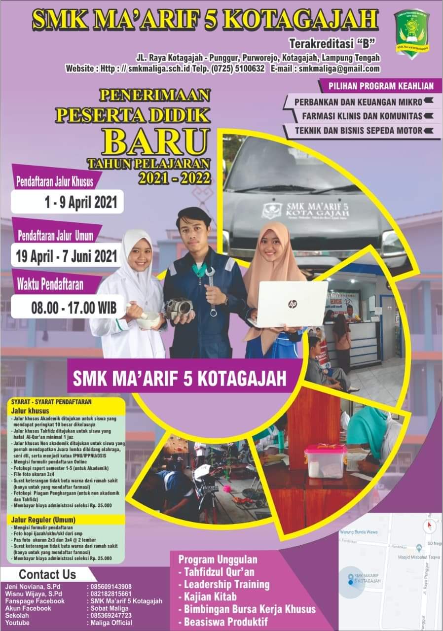Info PPDB SMK Maliga Tahun 2021/2022